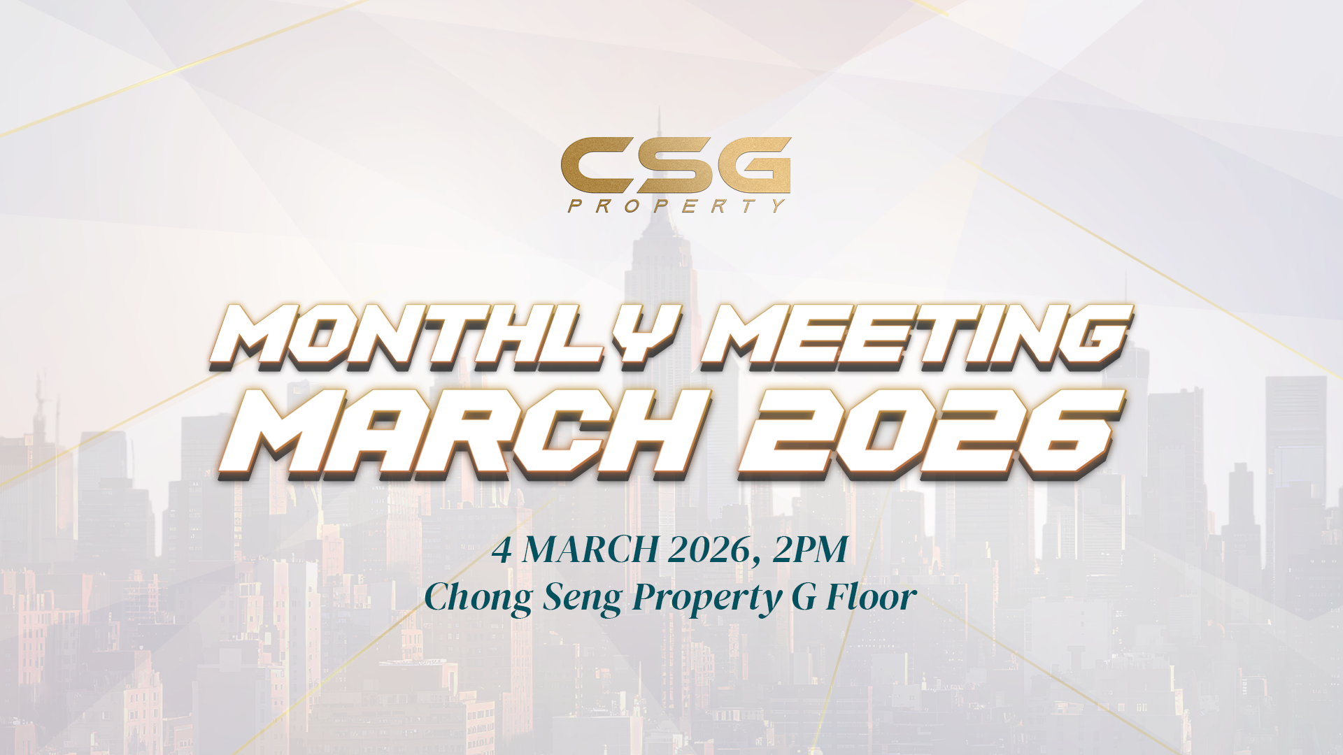 Monthly Meeting-MARCH