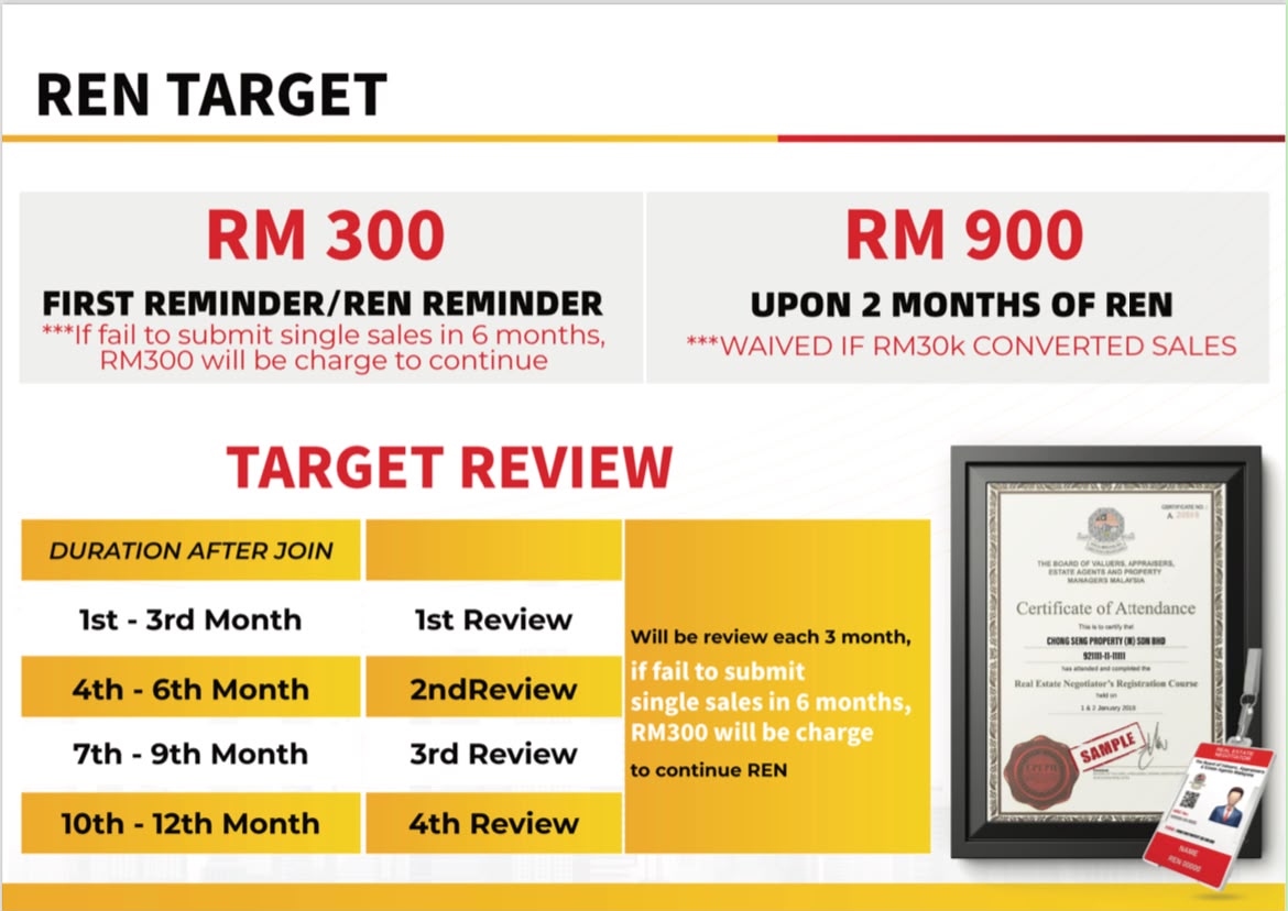 REN Target and Review Policy